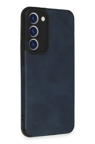 Newface Samsung Galaxy S23 Plus Kılıf Loop Deri Silikon - Lacivert resmi