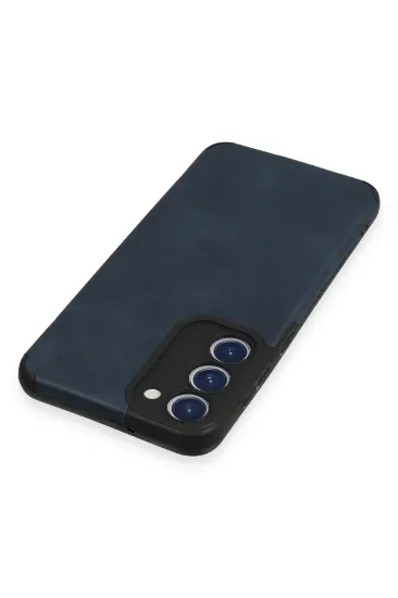 Newface Samsung Galaxy S23 Plus Kılıf Loop Deri Silikon - Lacivert resmi