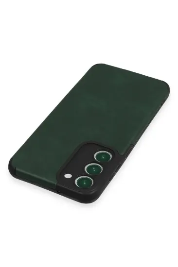 Newface Samsung Galaxy S23 Plus Kılıf Loop Deri Silikon - Yeşil resmi