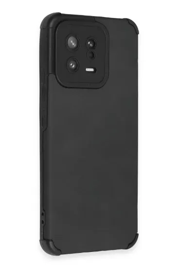 Newface Xiaomi Mi 13 Kılıf Loop Deri Silikon - Siyah resmi