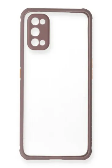 Newface Realme 7 Pro Kılıf Miami Şeffaf Silikon - Açık Mor resmi