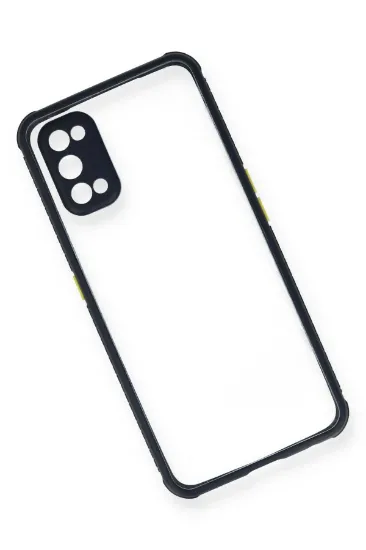 Newface Realme 7 Pro Kılıf Miami Şeffaf Silikon - Lacivert resmi