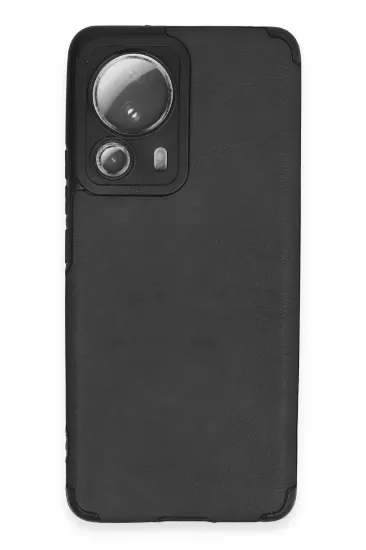 Newface Xiaomi Mi 13 Lite Kılıf Loop Deri Silikon - Siyah resmi