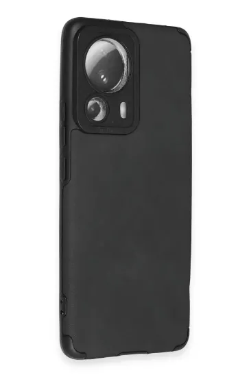 Newface Xiaomi Mi 13 Lite Kılıf Loop Deri Silikon - Siyah resmi