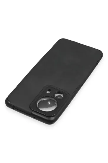 Newface Xiaomi Mi 13 Lite Kılıf Loop Deri Silikon - Siyah resmi