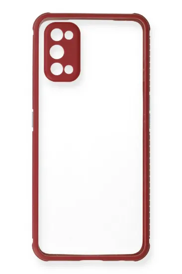 Newface Realme 7 Pro Kılıf Miami Şeffaf Silikon - Fuşya resmi