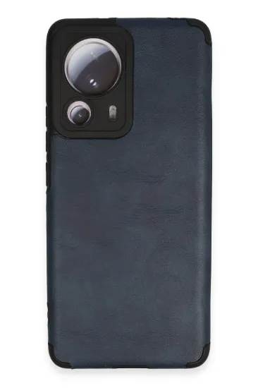 Newface Xiaomi Mi 13 Lite Kılıf Loop Deri Silikon - Lacivert resmi