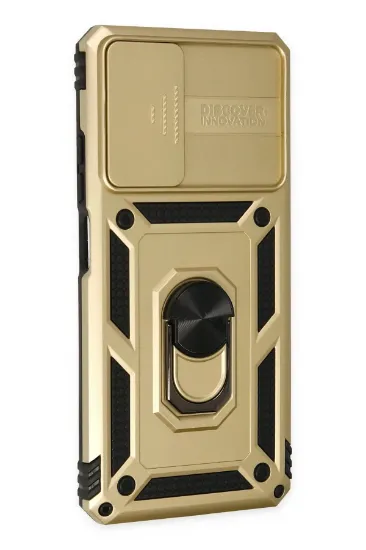 Newface Xiaomi Redmi Note 11 Pro Kılıf Pars Lens Yüzüklü Silikon - Gold resmi