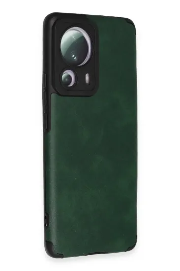 Newface Xiaomi Mi 13 Lite Kılıf Loop Deri Silikon - Yeşil resmi