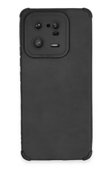 Newface Xiaomi Mi 13 Pro Kılıf Loop Deri Silikon - Siyah resmi