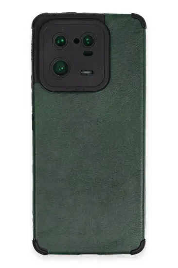 Newface Xiaomi Mi 13 Pro Kılıf Loop Deri Silikon - Yeşil resmi
