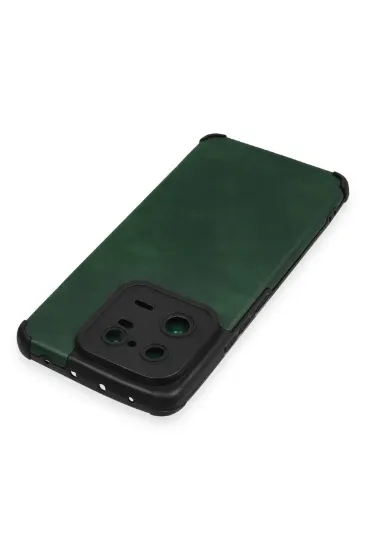 Newface Xiaomi Mi 13 Pro Kılıf Loop Deri Silikon - Yeşil resmi