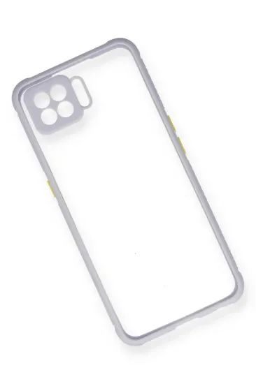Newface Oppo A73 Kılıf Miami Şeffaf Silikon - Lila resmi