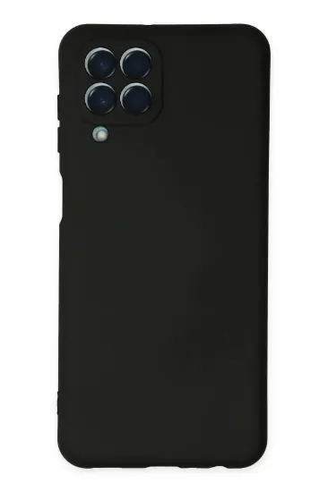 Newface Samsung Galaxy M33 Kılıf Nano içi Kadife Silikon - Siyah resmi