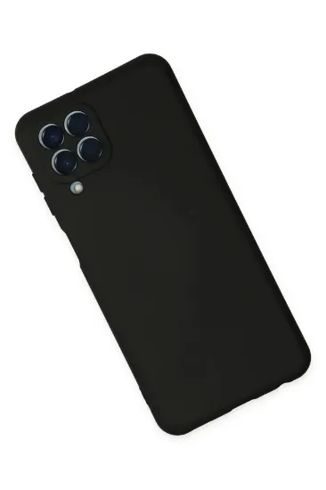 Newface Samsung Galaxy M33 Kılıf Nano içi Kadife Silikon - Siyah resmi