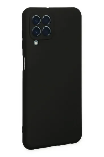 Newface Samsung Galaxy M33 Kılıf Nano içi Kadife Silikon - Siyah resmi