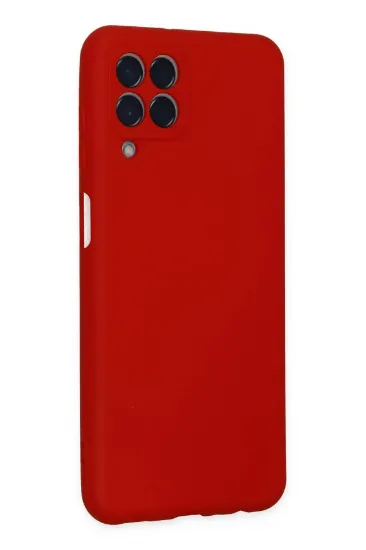 Newface Samsung Galaxy M33 Kılıf Nano içi Kadife Silikon - Kırmızı resmi