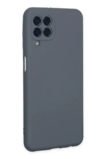 Newface Samsung Galaxy M33 Kılıf Nano içi Kadife Silikon - Gri resmi