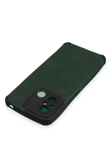 Newface Xiaomi Redmi 12C Kılıf Loop Deri Silikon - Yeşil resmi