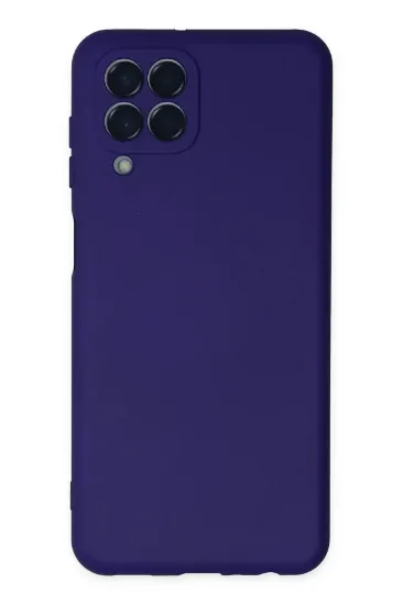 Newface Samsung Galaxy M33 Kılıf Nano içi Kadife Silikon - Mor resmi
