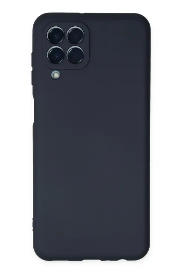 Newface Samsung Galaxy M33 Kılıf Nano içi Kadife Silikon - Lacivert resmi