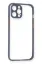 Newface iPhone 12 Pro Kılıf Miami Şeffaf Silikon - Gri resmi