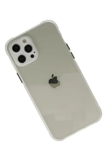 Newface iPhone 12 Pro Kılıf Miami Şeffaf Silikon - Şeffaf resmi