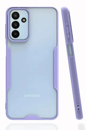 Newface Samsung Galaxy M23 Kılıf Platin Silikon - Lila resmi