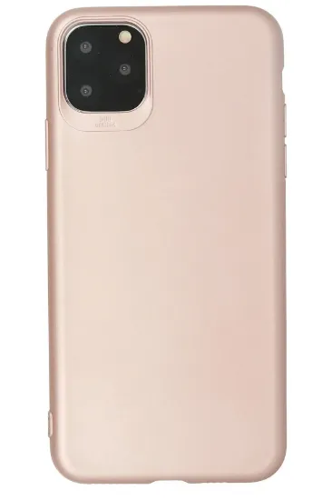 Newface iPhone 11 Pro Kılıf First Silikon - Rose Gold resmi