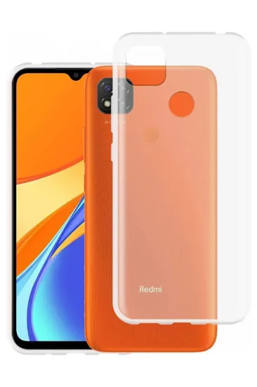 Newface Xiaomi Redmi 9C Kılıf Lüx Şeffaf Silikon resmi