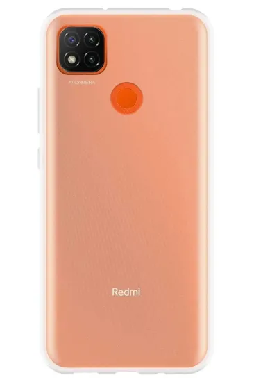 Newface Xiaomi Redmi 9C Kılıf Lüx Şeffaf Silikon resmi