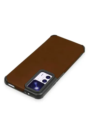 Newface Xiaomi Mi 12T Kılıf Loop Deri Silikon - Kahverengi resmi