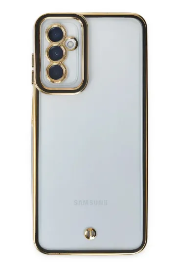 Newface Samsung Galaxy M23 Kılıf Liva Lens Silikon - Siyah resmi