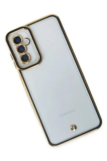 Newface Samsung Galaxy M23 Kılıf Liva Lens Silikon - Siyah resmi