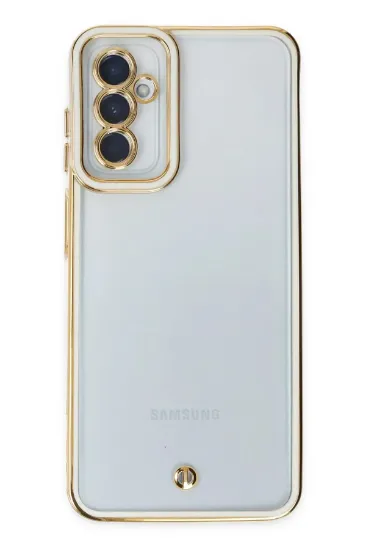 Newface Samsung Galaxy M23 Kılıf Liva Lens Silikon - Beyaz resmi