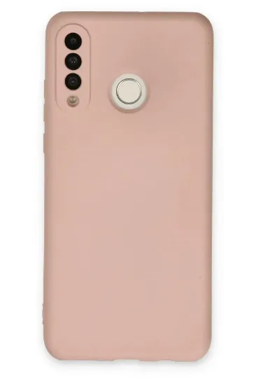Newface Huawei P30 Lite Kılıf Nano içi Kadife Silikon - Pudra resmi