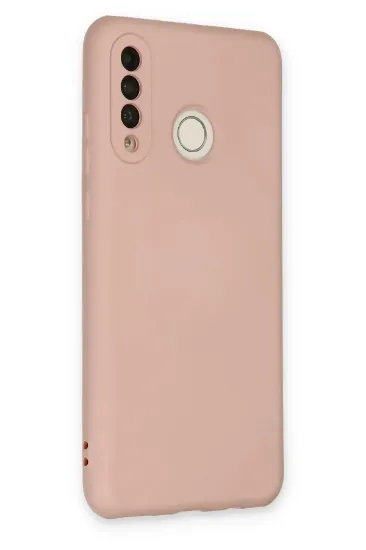 Newface Huawei P30 Lite Kılıf Nano içi Kadife Silikon - Pudra resmi