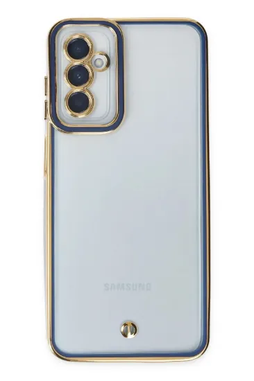 Newface Samsung Galaxy M23 Kılıf Liva Lens Silikon - Mavi resmi