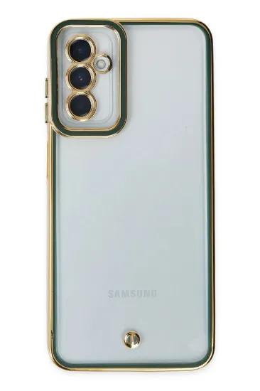 Newface Samsung Galaxy M23 Kılıf Liva Lens Silikon - Yeşil resmi