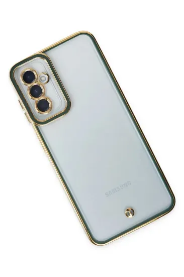 Newface Samsung Galaxy M23 Kılıf Liva Lens Silikon - Yeşil resmi