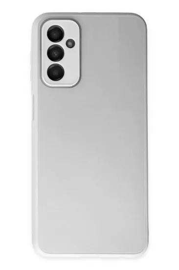 Newface Samsung Galaxy M23 Kılıf Glass Kapak - Beyaz resmi