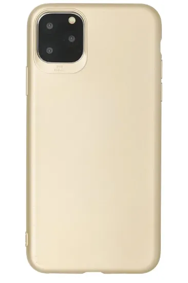 Newface iPhone 11 Pro Kılıf First Silikon - Gold resmi