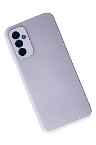 Newface Samsung Galaxy M23 Kılıf Glass Kapak - Lila resmi