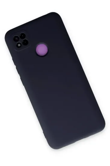 Newface Xiaomi Redmi 9C Kılıf Nano içi Kadife Silikon - Lacivert resmi