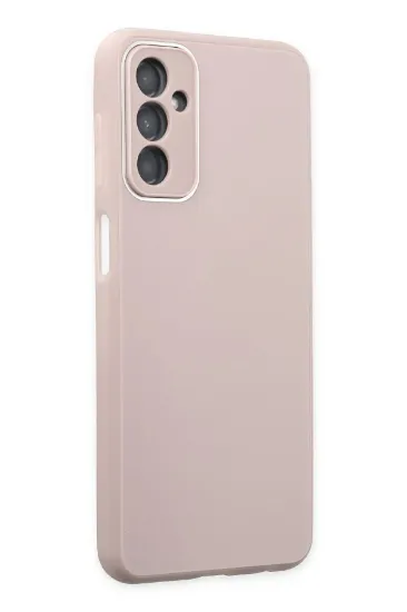 Newface Samsung Galaxy M23 Kılıf Glass Kapak - Pembe resmi