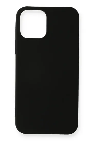Newface iPhone 12 Mini Kılıf First Silikon - Siyah resmi