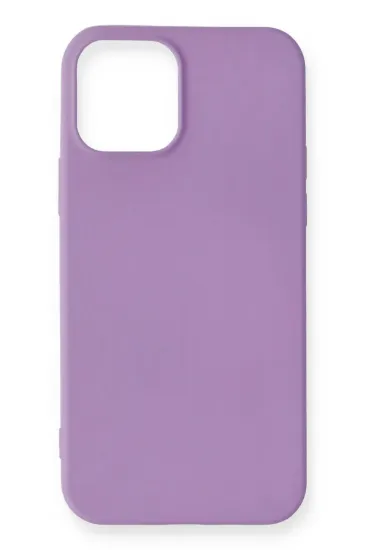 Newface iPhone 12 Mini Kılıf First Silikon - Lila resmi