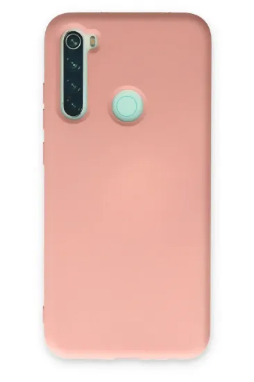 Newface Xiaomi Redmi Note 8 Kılıf Nano içi Kadife Silikon - Pudra resmi