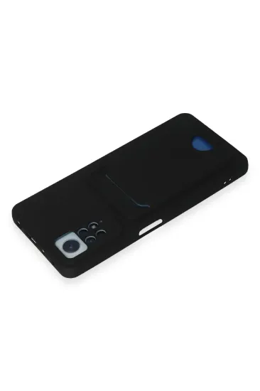 Newface Xiaomi Redmi Note 11 Pro Kılıf Kelvin Kartvizitli Silikon - Siyah resmi