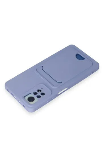 Newface Xiaomi Redmi Note 11 Pro Kılıf Kelvin Kartvizitli Silikon - Lila resmi